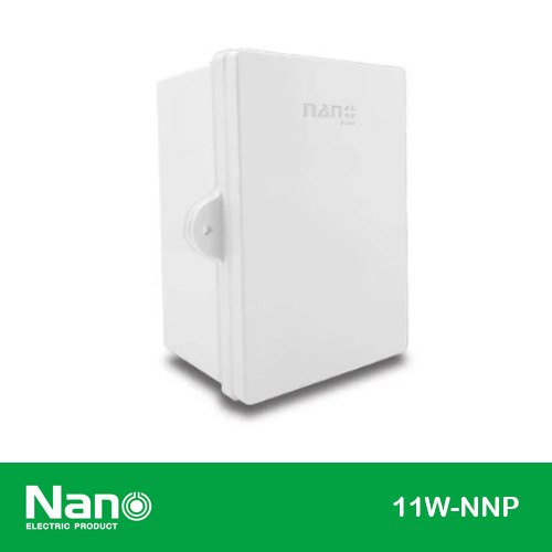 ตู้กันน้ำพลาสติกสีขาว รุ่น PLUS 11W-NNP NANO