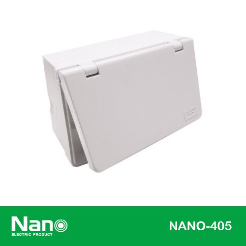 บล็อคกันน้ำฝาเปิดทึบ (405) NANO